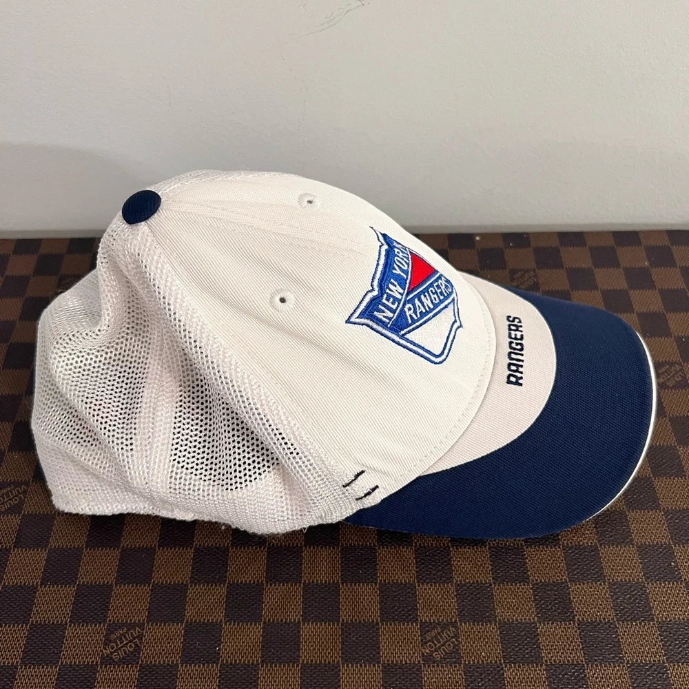 New York Rangers White and Blue Cap